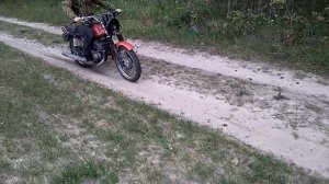 мотор минск с цилиндром от совы-4 (испытание)