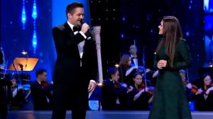 Дина Гарипова и Сергей Волчков. Диалог у новогодней ёлки