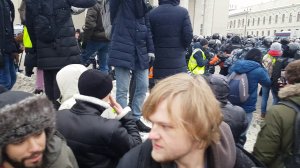Митинг 31.01.2021 года в Москве в поддержку Алексея Навального.