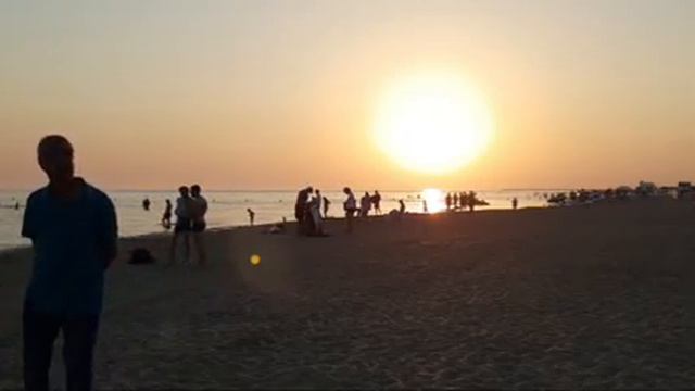 Закат В Анапе 28 Июня 2018 Пляж Кавказ смотреть онлайн