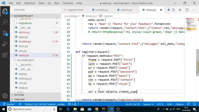 15 Django Registration And User Model Part 2 смотреть онлайн
