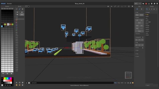 Building a Busy Road with Magicavoxel ! Voxel art, highway voxel art смотреть онлайн