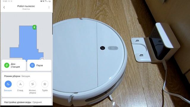 Xiaomi Mijia Sweeping Vacuum Cleaner 1C → подключение → настройка → инструкция → новые функции смотреть онлайн