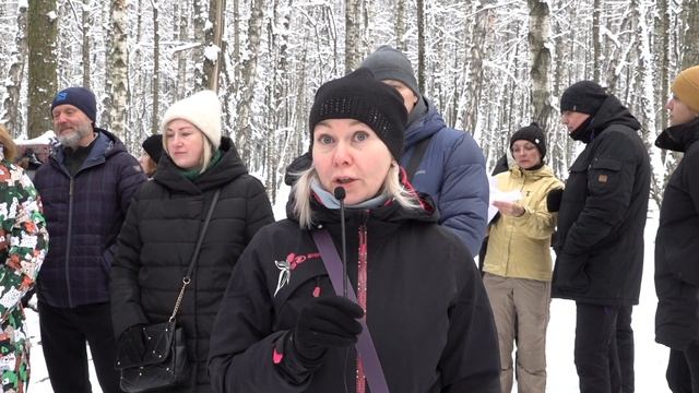 Защита народной лыжни в Хлебниковском лесопарке смотреть онлайн