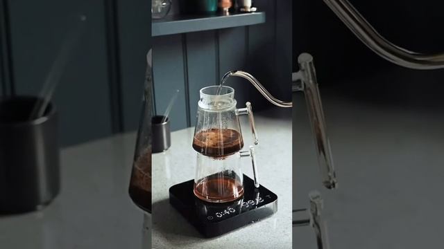 Brewing coffee with Pure Over. The first all-glass sustainable coffee maker! #coffee смотреть онлайн