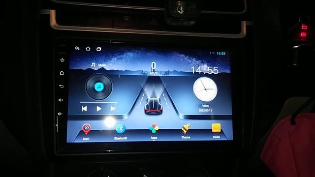 Volkswagen Polo 2013 Android system fitting with 9 inches system fitting(1) смотреть онлайн