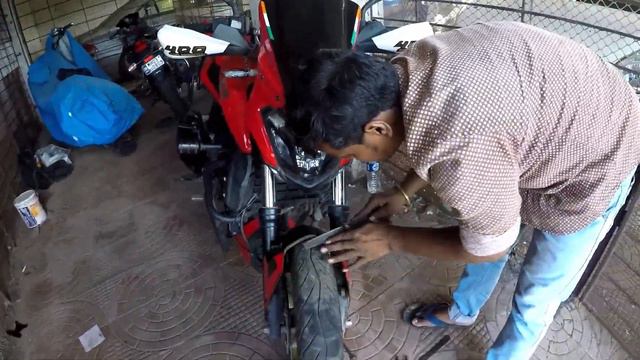 Best Modification for Dominar 400 | Front Fender Autologue Design смотреть онлайн