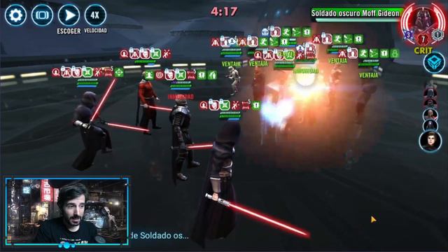 Counters vs Soldado Oscuro Moff Gideon en Guerra Territorial | Star Wars: Galaxy of Heroes смотреть онлайн