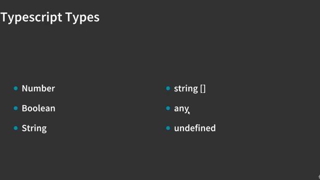 Typescript Types смотреть онлайн
