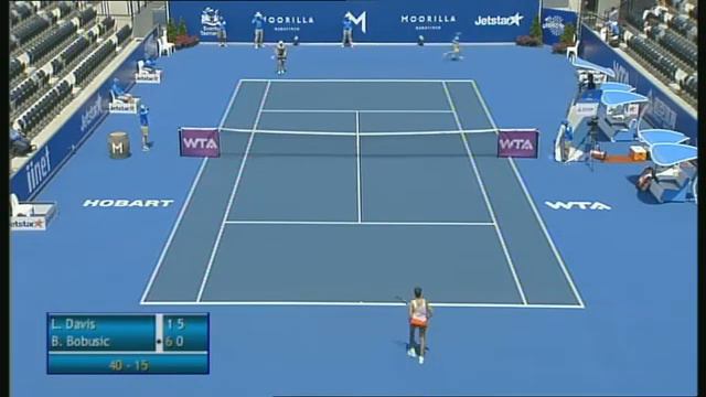 Lauren Davis vs Bojana Bobusic, Moorilla Hobart International 2013 смотреть онлайн