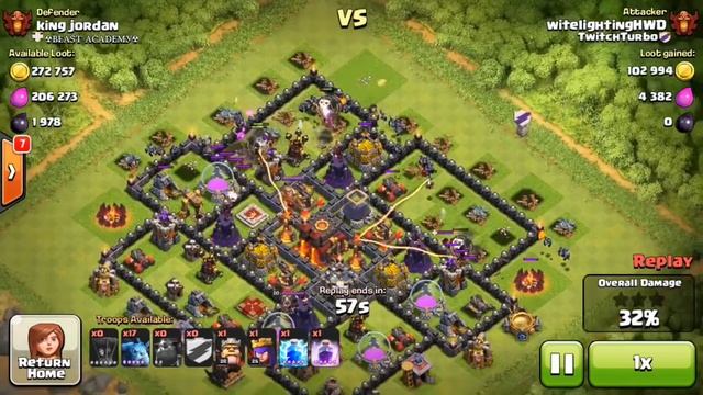 Clash of Clans- TwitchTurbo Trophy Push Ep1 More Lavoonion Gameplay! смотреть онлайн