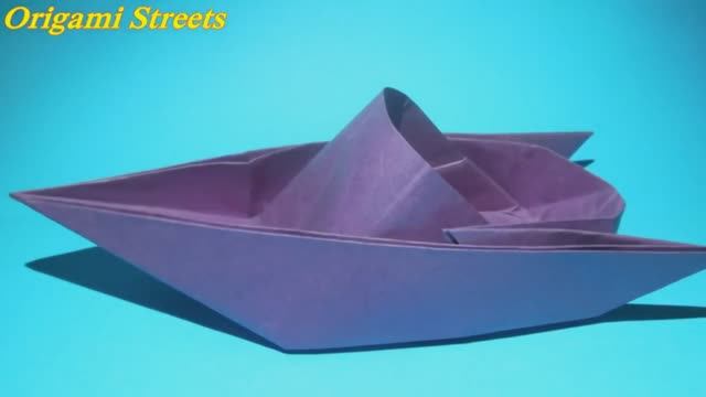 Как сделать катер из бумаги. Оригами катер из бумаги.mp4 смотреть онлайн