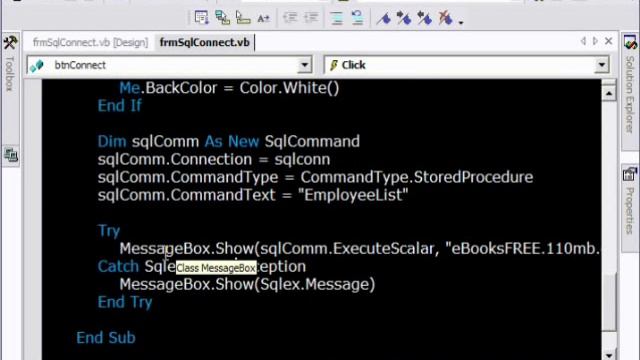 Calling a Stored Procedure from VB.Net or C# Program смотреть онлайн