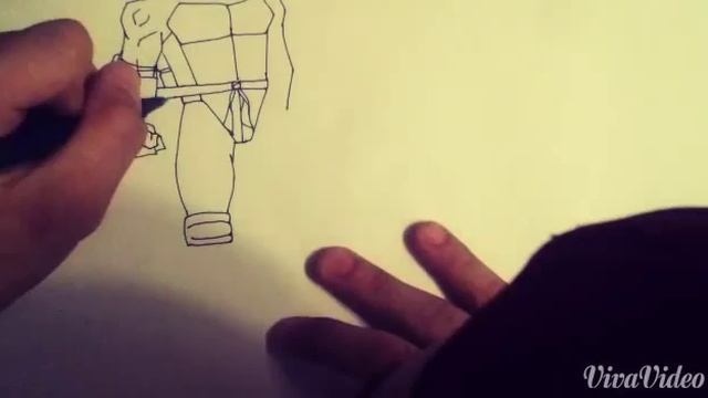 Как нарисовать Черепашек Ниндзя Donatello смотреть онлайн