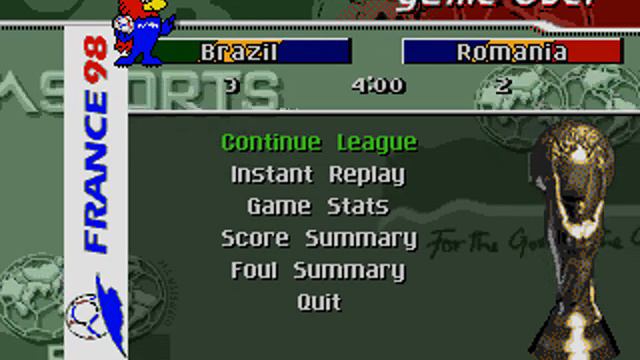 FIFA: Road To World Cup 98 - Brasil Campeão! (Créditos Finais)