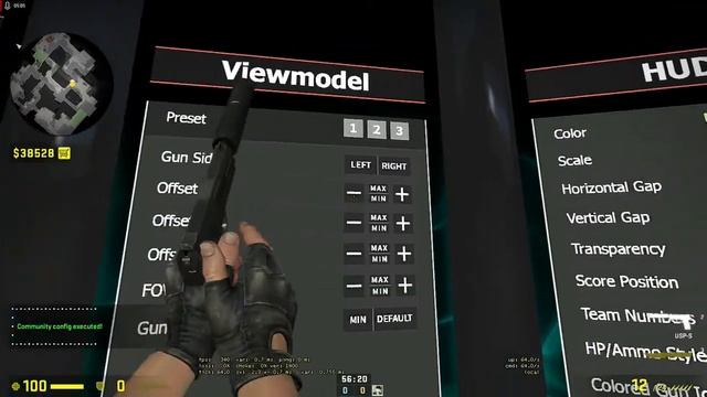 O MELHOR MAPA PARA CONFIGURAR MIRA E HUD -( CS:GO )- смотреть онлайн