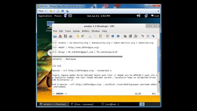 Worpress hacking with Kali Linux "wpscan" смотреть онлайн