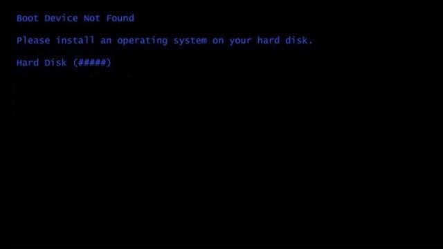 How to Fix Error Message in HP Laptop Boot Device not Found- Install An Operating Device смотреть онлайн