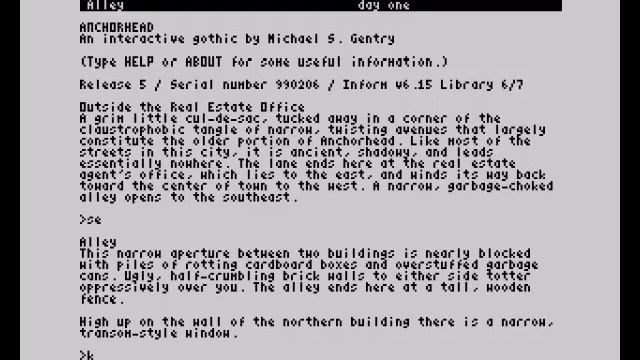 Anchorhead Review for the Sinclair ZX Spectrum by John Gage смотреть онлайн