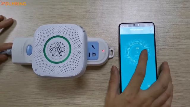 Tuya Wifi Combustible Natural/LPG CH4 Gas Leak Detector For Smart Home Gas Fire Safety
