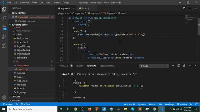React bangla tutorial part-9(ReactDom) смотреть онлайн