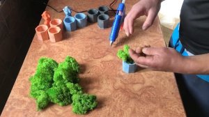 Стабилизированный мох в кашпо своими руками за 5 минут | Мох Ягель | Стабилизированный мох