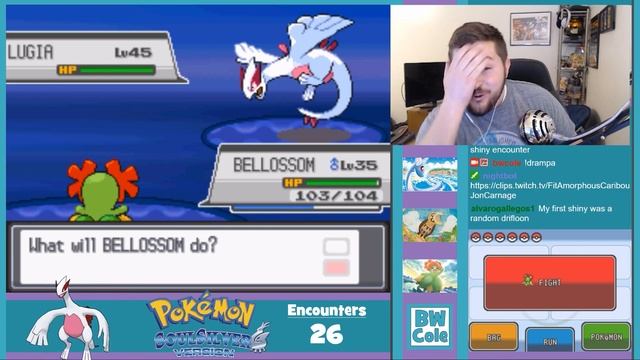 Shiny Lugia! after only 26 SRs in Pokemon Soul Silver смотреть онлайн