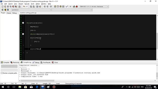C Programming Tutorial (TAGALOG VERSION) - #39 Insertion Sort in C смотреть онлайн