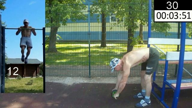 Гимнастический ролик в полный рост 44 раза (Личный рекорд), 22 чистых подъёма переворотом смотреть онлайн
