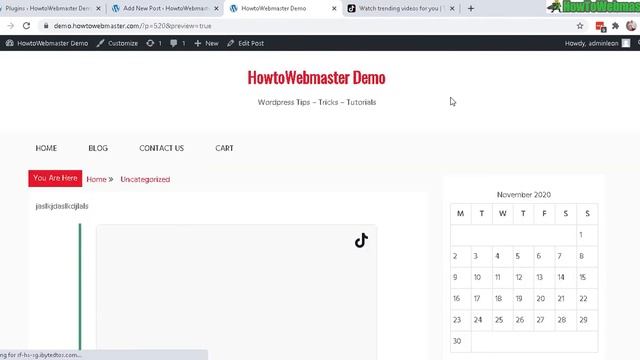 How to Embed Tiktok Videos Into Wordpress Post/Page Tutorial - No Plugin Required смотреть онлайн