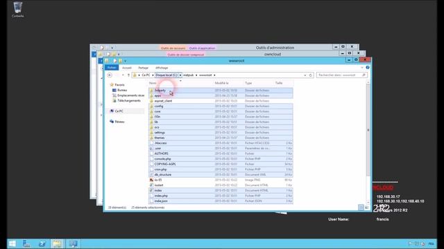 Owncloud 8 sous Windows 2012 R2 смотреть онлайн