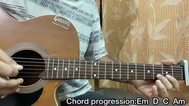Moving on - Dennis Lloyd // Easy Guitar Tutorial, Lesson, Chords смотреть онлайн