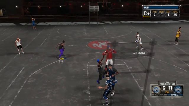 NBA 2k16 My Park Gameplay - LEGEND Ranked Opponent & Teammate смотреть онлайн