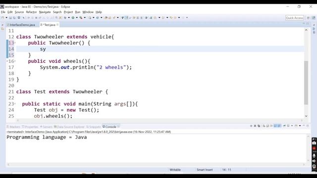 Java Interview Question| Difference between Abstract Class And Interface|Abstract Class vs Interfac смотреть онлайн