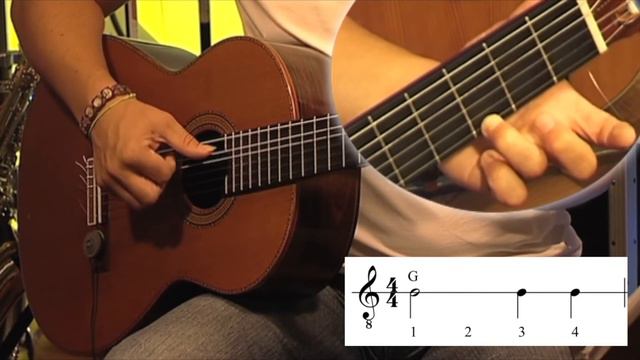 Rhythmusübungen mit dem G-Dur Akkord смотреть онлайн
