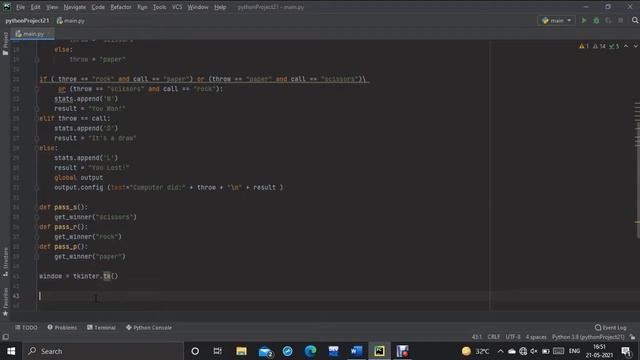 Rock Paper Scissor Game Using Python Tkinter | #game #python #developer #programmer #youtube смотреть онлайн