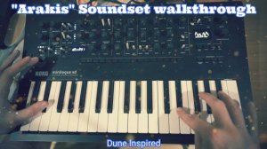 Korg Minilogue XD «Arakis» Soundset Walkthrough