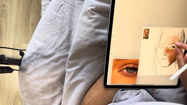 DIGITAL PORTRAIT PROCESS | DIGITAL ART | ARTIST SKETCH РИСОВАНИЕ ПОРТРЕТА БЫСТРЫЙ СКЕТЧ #art смотреть онлайн