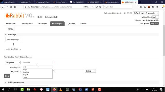 Woche 13 (5): AMQP und RabbitMQ eine Demo смотреть онлайн