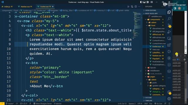 #24 Get footer and navbar dynamically | Laravel and Nuxtjs смотреть онлайн
