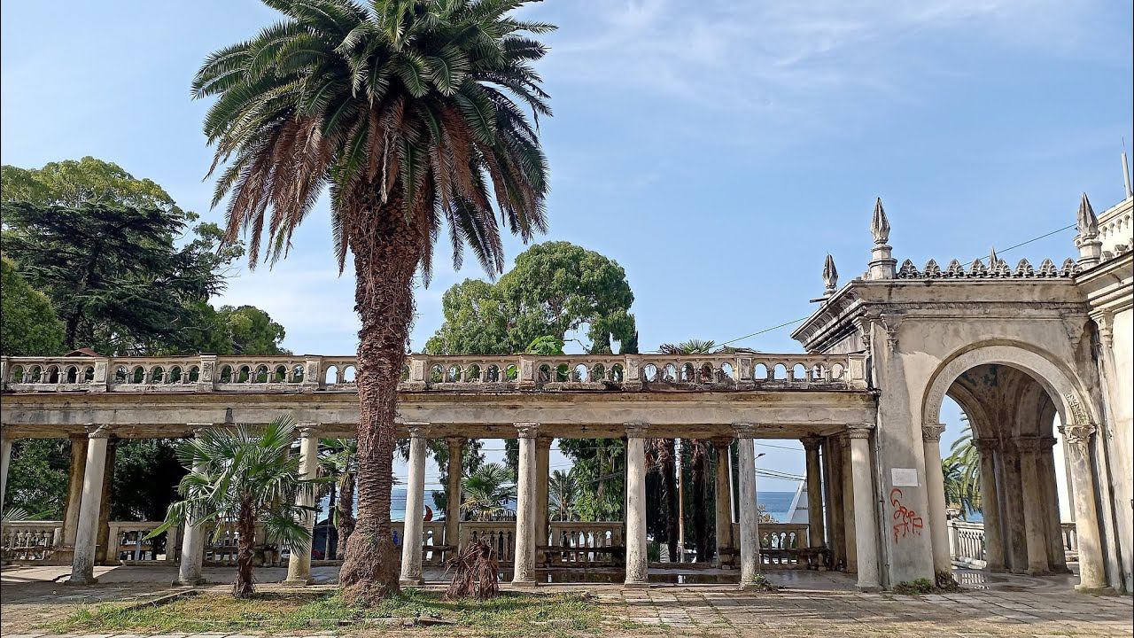 НОВАЯ ГАГРА || ОТ ВОДОЛЕЧЕБНИЦЫ ДО  ПЛАТФОРМЫ ГАГРИПШ || ОКТЯБРЬ 2023г