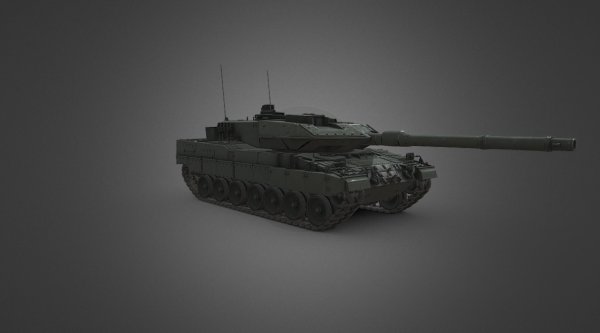 Leopard 2 A6 в 3D от buh
