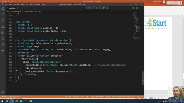36- Flutter Custom Dialog in details смотреть онлайн