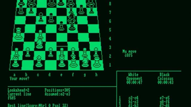 Colossus Chess 4 (Amstrad PCW)