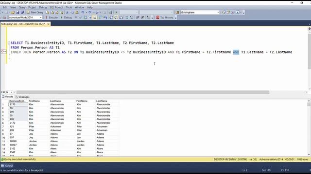 Understand Self Join - Module 3 (Part 5 of 8) смотреть онлайн