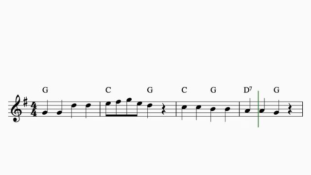 Flute sheet music video | Baa, Baa Black Sheep - Easy flute notes смотреть онлайн