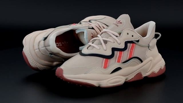 Кроссовки женские розовые Adidas Ozweego Pink смотреть онлайн