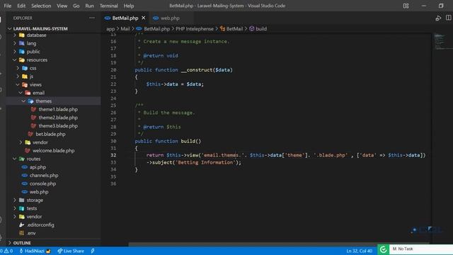 (13) Activate Theme for Sending Email | Advance Mail Series in Laravel | Create Project and Email смотреть онлайн