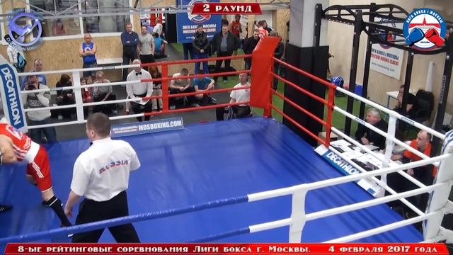 8-ые рейтинговые бои Лига бокса г. Москвы – 04.02.17 г. до 69 кг. смотреть онлайн
