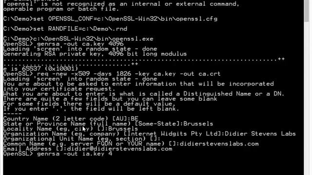 Howto: Make Your Own Cert With OpenSSL смотреть онлайн